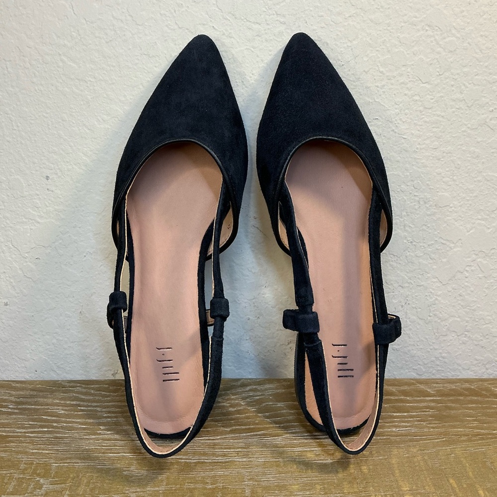 J. Jill Black Lola Slingback Flats Size 6.5 - Picture 2 of 9